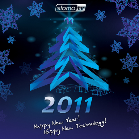 С Новым годом 2011 от slomo.tv!
