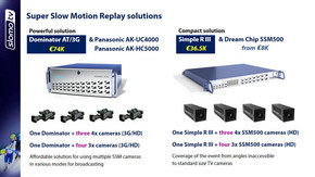 Super Slow Motion Replay solutions Dominator AT/3G