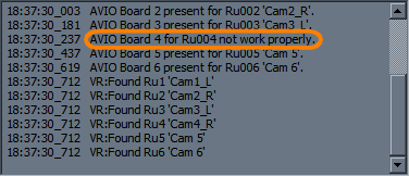 AVIO board not work properly