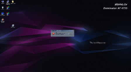 Message about no DMR™ disks