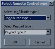 Select Remote Control type