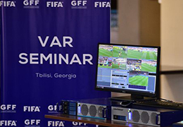 Федерация футбола Грузии внедряет технологию VAR, основанную на решении slomo.tv videoReferee®