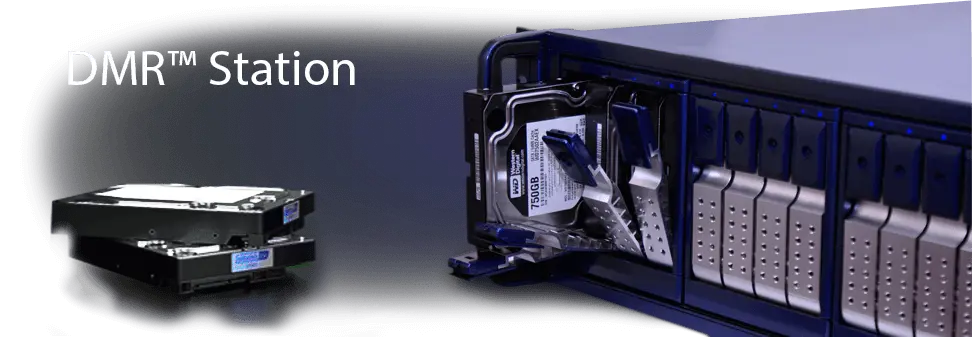 DMR™ Station – устройство для работы с большим количеством 3,5'' SATA дисков